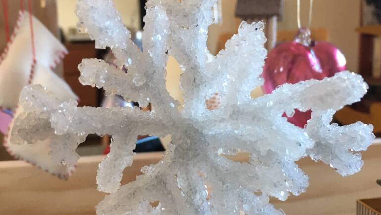 Make a Crystal Snowflake