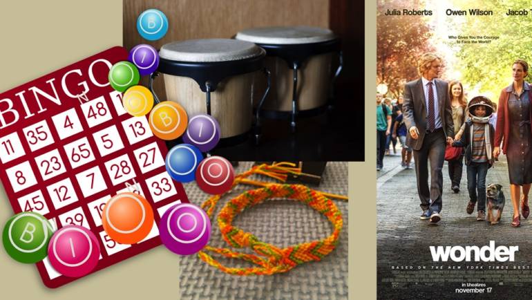 Make a Friendship Bracelet, Beat a Drum, Play Some Bingo –  During Mud Week at the Library