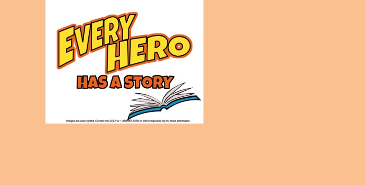 Bookmark: Every Hero Has a Story This Summer at the Library