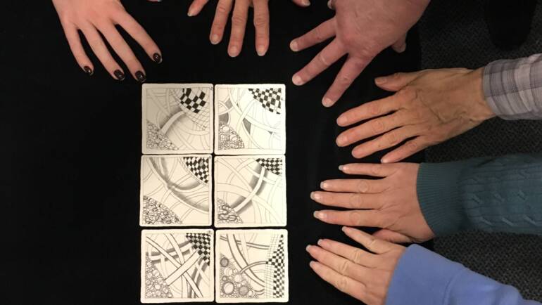 Zentangles on Zoom!