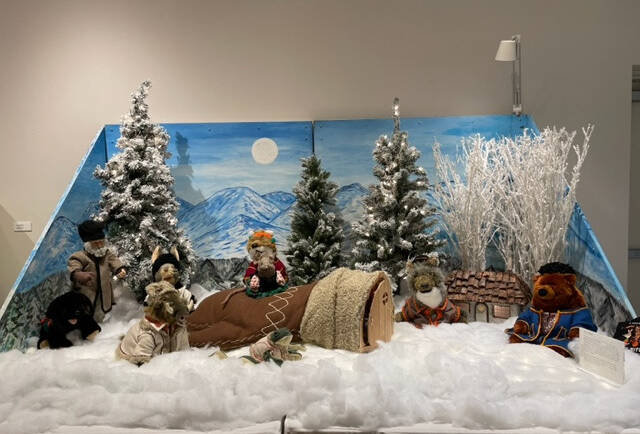 The Mitten: Ukrainian folktale Story Display